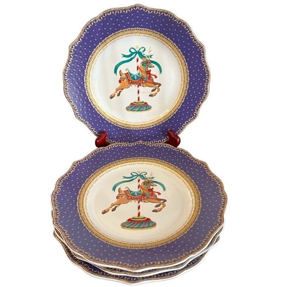 Robert Stanley home collection set of 4 salad plates - Picture 1 of 11